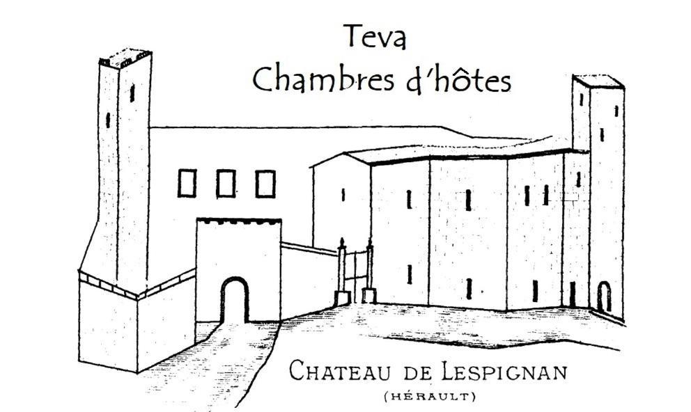 Bed and Breakfast Teva Lespignan Exterior foto